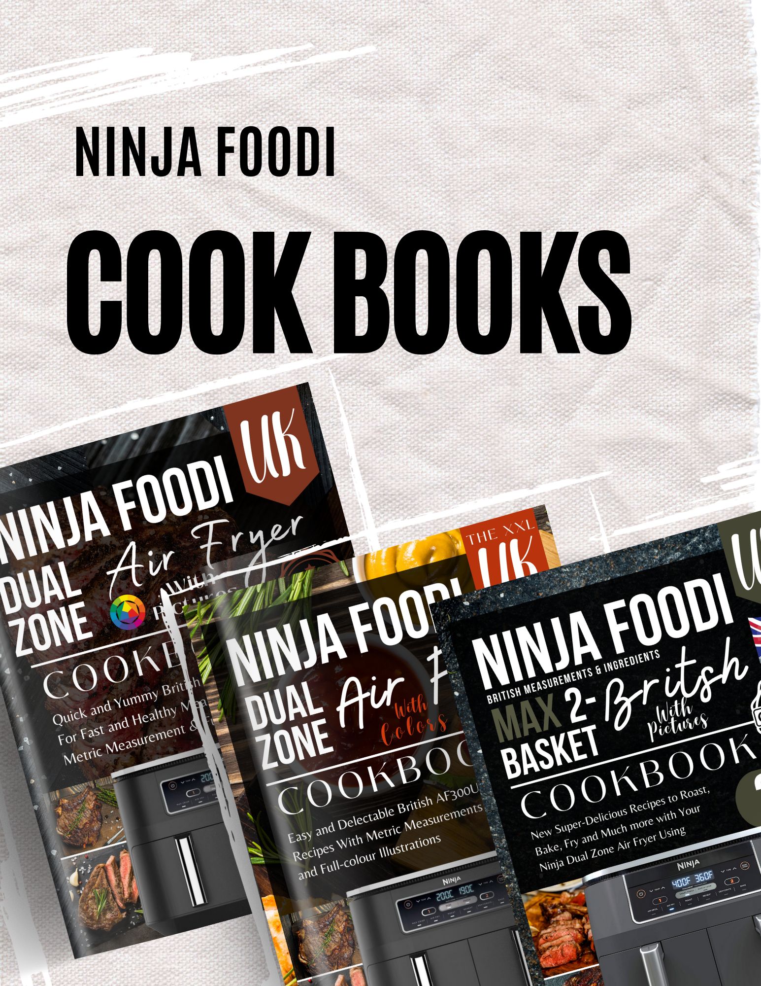 The XXL Ninja Dual Zone Air Fryer Cookbook UK 2024